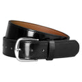 Black Patent Leather Officials Belt