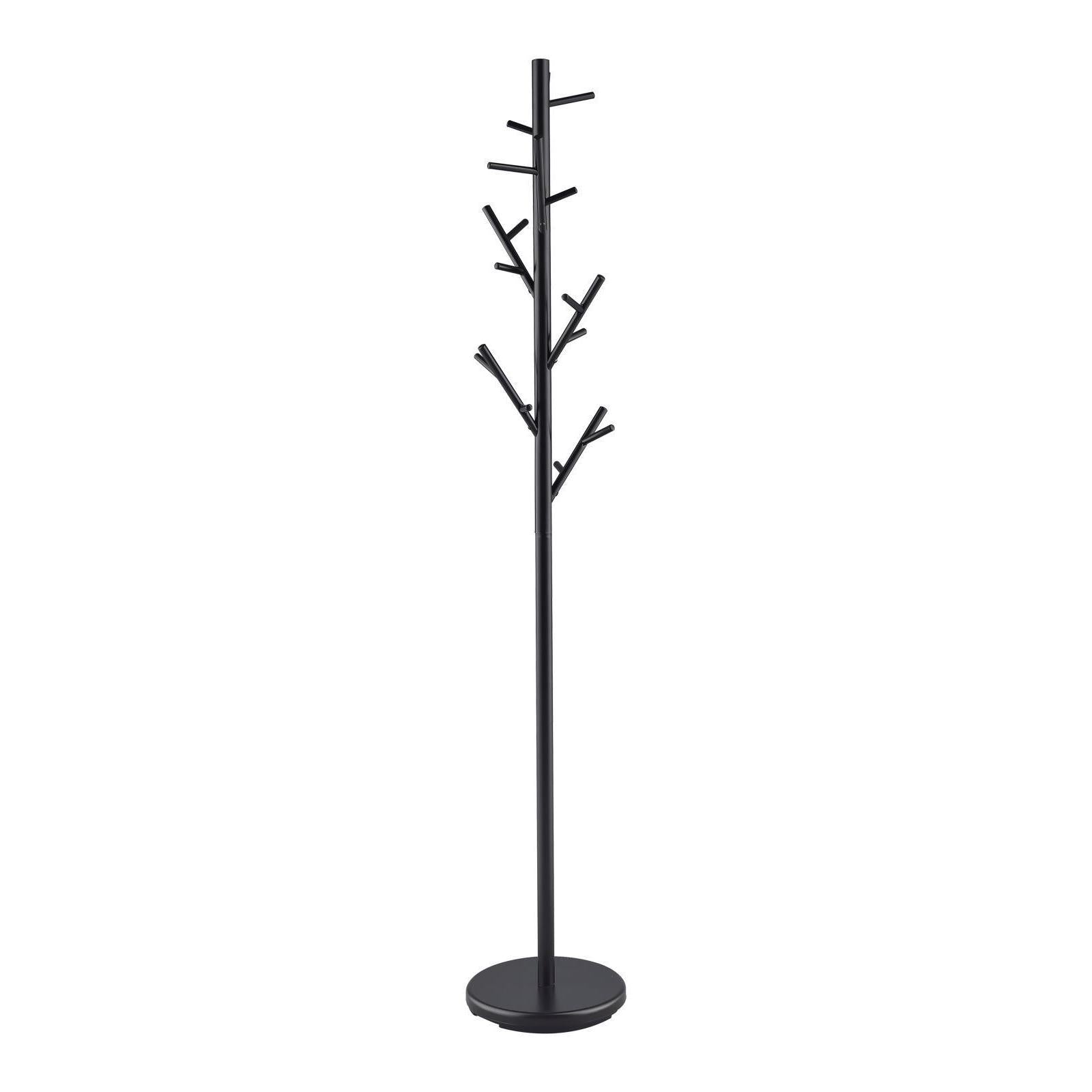 Coat Rack With 18 Hooks - Black