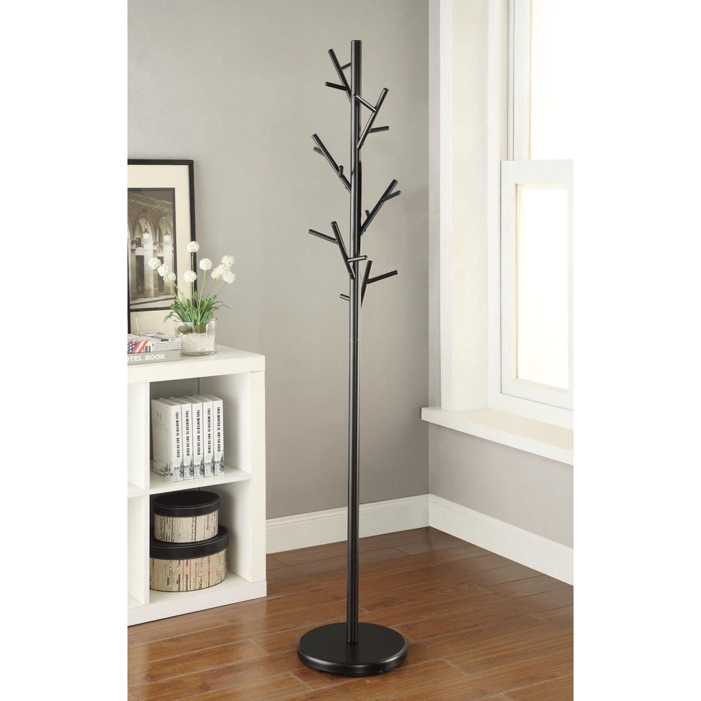 Coat Rack With 18 Hooks - Black