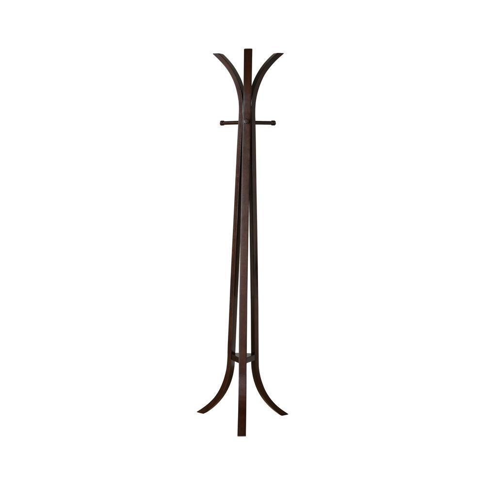 Coat Rack With 6 Hooks - Brown