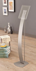 Floor Display Stand - Pearl Silver