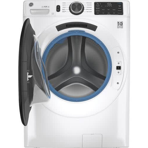 GE 4.8 cu. ft. Capacity Smart Front Load ENERGY STAR Washer with UltraFresh Vent System with OdorBlock and Sanitize w/Oxi - White