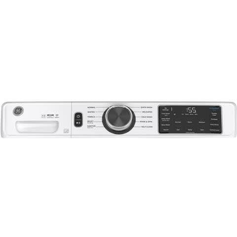GE 4.8 cu. ft. Capacity Smart Front Load ENERGY STAR Washer with UltraFresh Vent System with OdorBlock and Sanitize w/Oxi - White