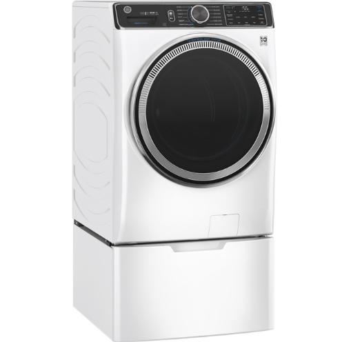 GE 5.0 cu. ft. Capacity Smart Front Load ENERGY STAR Steam Washer with SmartDispense UltraFresh Vent System with OdorBlock and Sanitize + Allergen - White