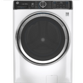 GE 5.0 cu. ft. Capacity Smart Front Load ENERGY STAR Steam Washer with SmartDispense UltraFresh Vent System with OdorBlock and Sanitize + Allergen - White