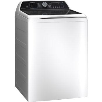GE Profile 5.3-cu ft High Efficiency Agitator Smart Top-Load Washer in White