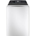 GE Profile 5.3-cu ft High Efficiency Agitator Smart Top-Load Washer in White