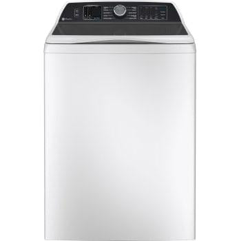 GE Profile 5.3-cu ft High Efficiency Agitator Smart Top-Load Washer in White
