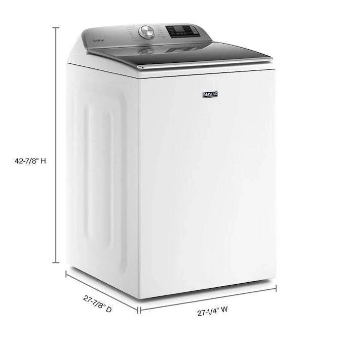 Maytag Smart Capable Top Load Washer in White - 5.2 cu. ft.