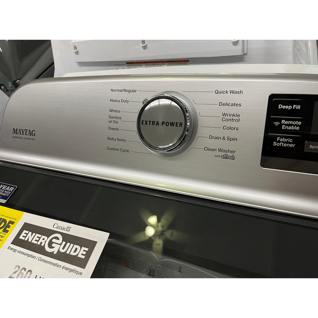 Maytag Smart Capable Top Load Washer in White - 5.2 cu. ft.