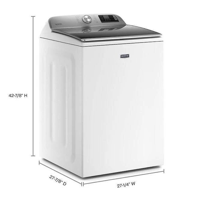 Maytag Smart Capable Top Load Washer in White - 5.2 cu. ft.