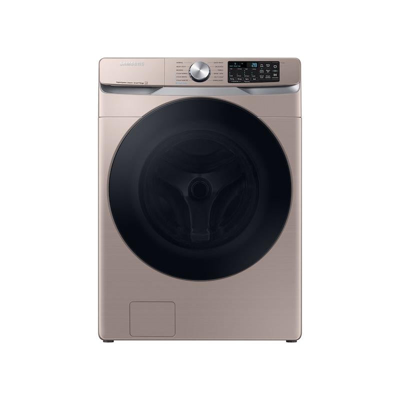 Samsung 4.5 cu. ft. Large Capacity Smart Front Load Washer with Super Speed Wash - Champagne