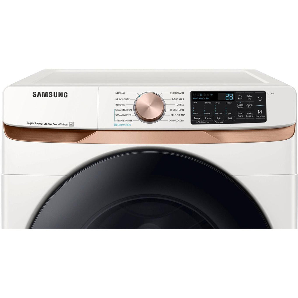 Samsung 5.0 Cu. Ft. Extra Large Capacity Smart Front Load Washer with Super Speed Wash and Steam