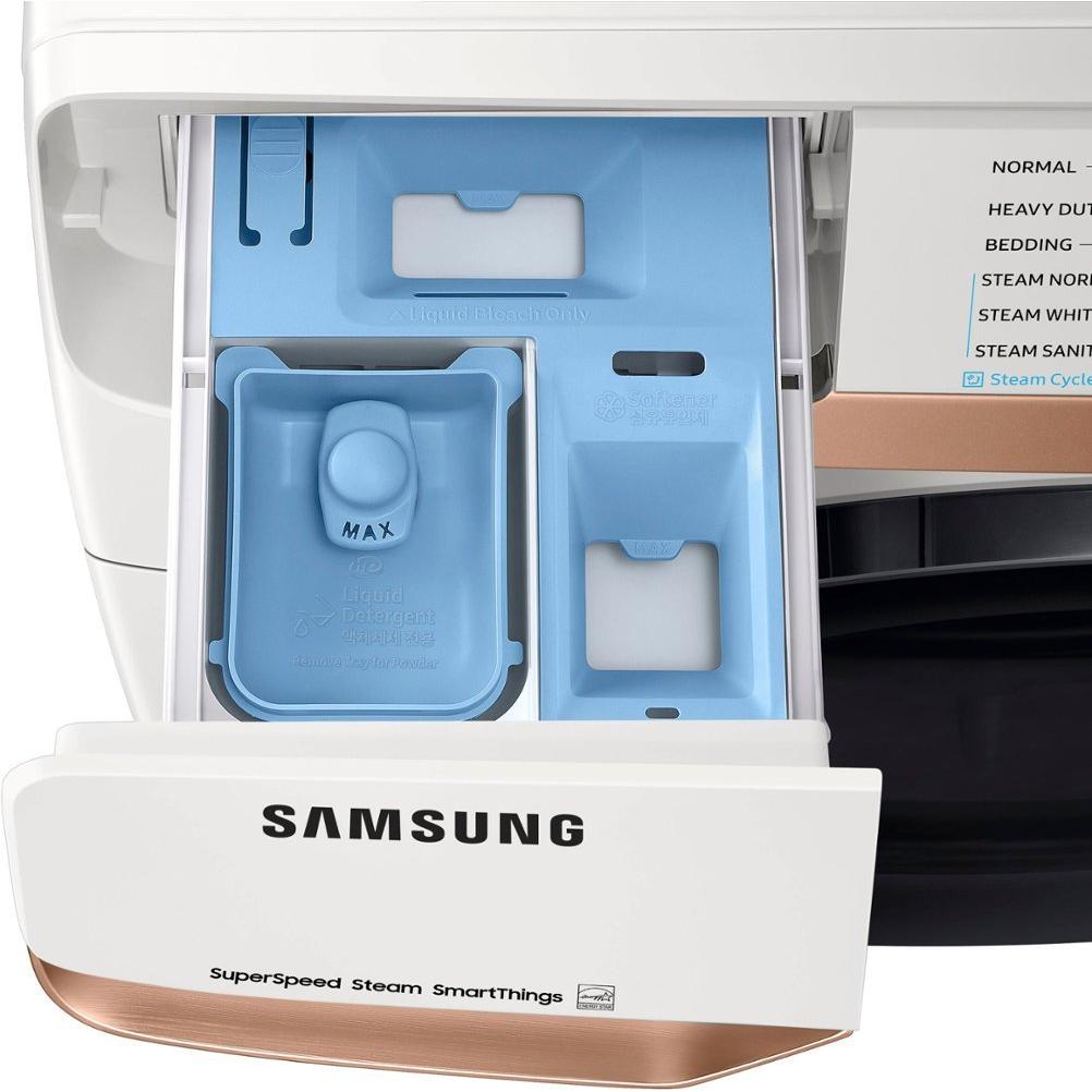 Samsung 5.0 Cu. Ft. Extra Large Capacity Smart Front Load Washer with Super Speed Wash and Steam