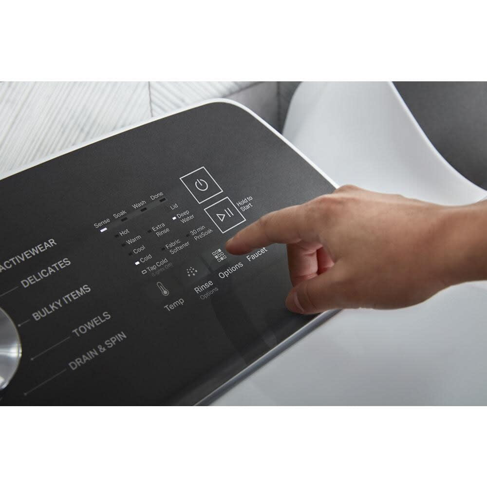Whirlpool 4.5 Cu. Ft. Top Load Agitator Washer with Built-In Faucet