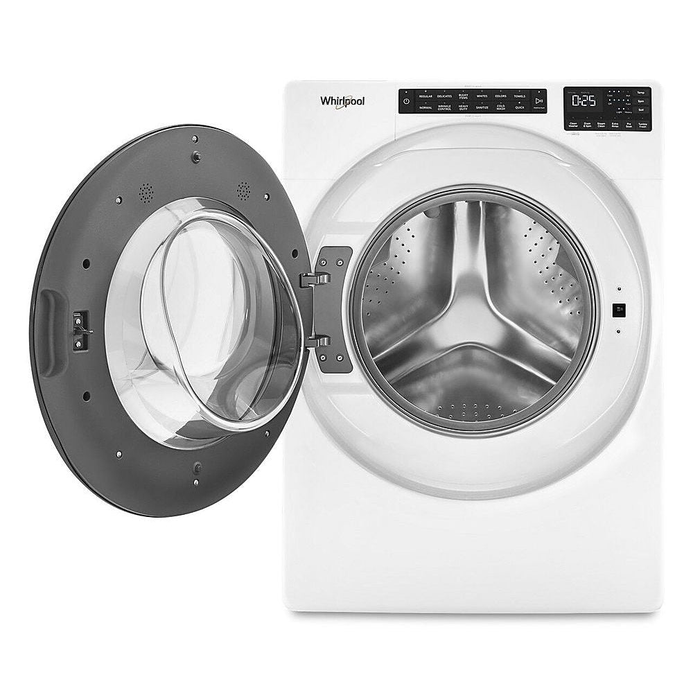 Whirlpool 5.0 Cu. Ft. Front Load Washer with Quick Wash Cycle in White
