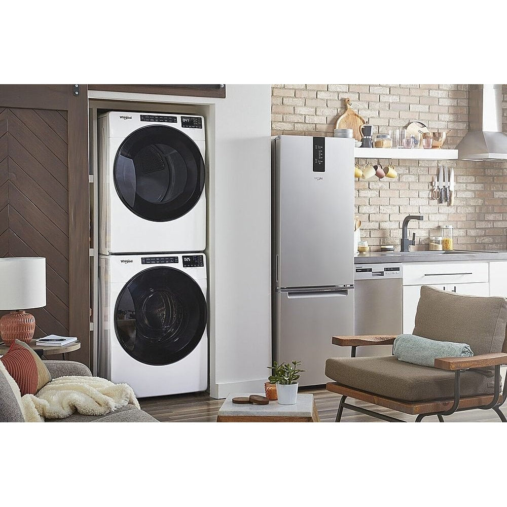 Whirlpool 5.0 Cu. Ft. Front Load Washer with Quick Wash Cycle in White