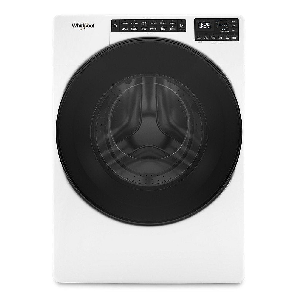 Whirlpool 5.0 Cu. Ft. Front Load Washer with Quick Wash Cycle in White