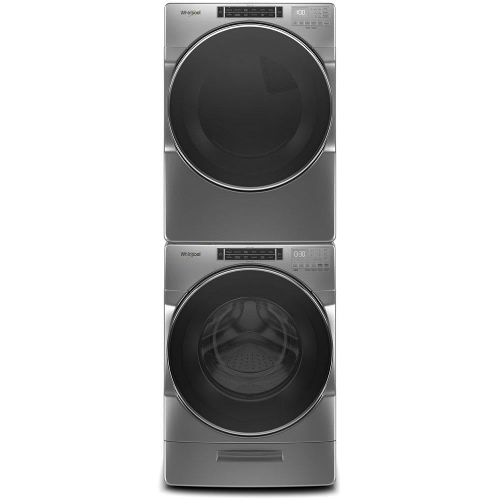 Whirlpool 5.0 cu. ft. Front Load Washer with Load & Go XL Dispenser - Chrome Shadow