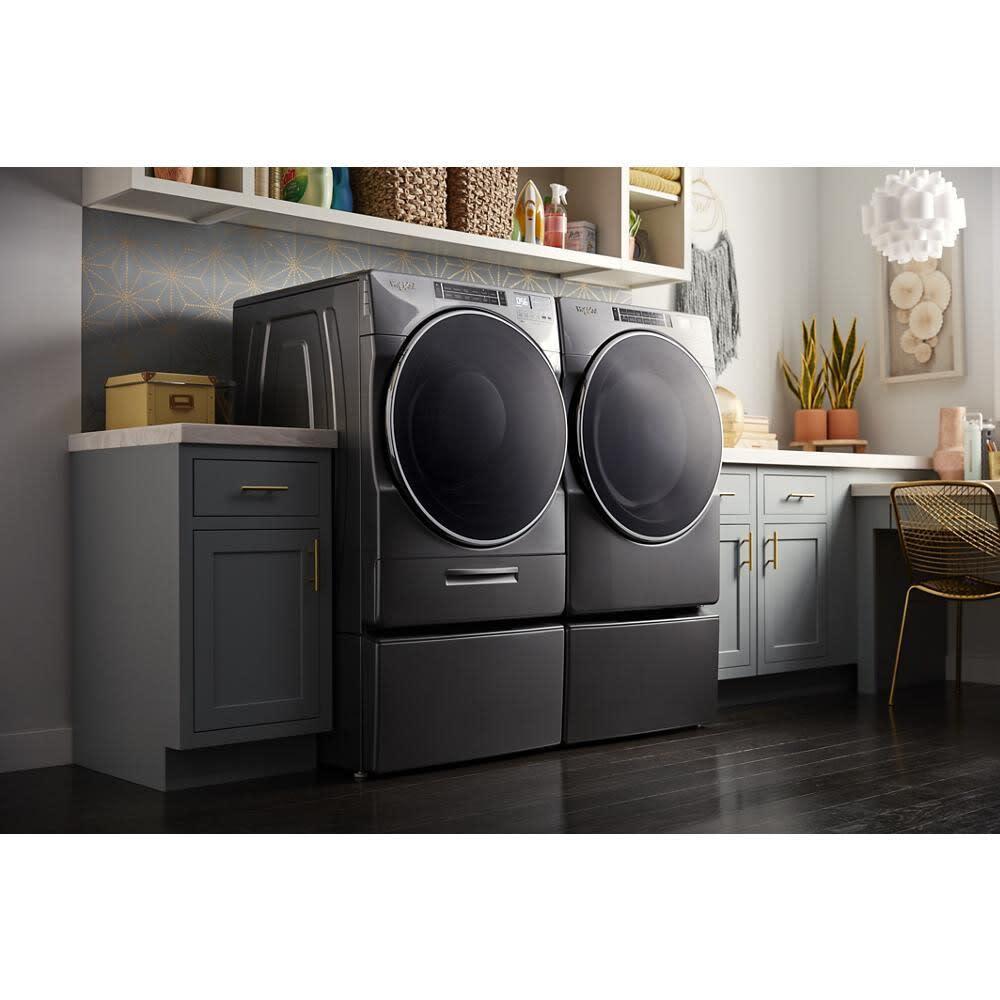 Whirlpool 5.0 cu. ft. Front Load Washer with Load & Go XL Dispenser - Chrome Shadow
