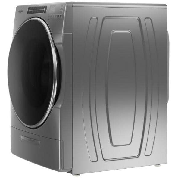Whirlpool 5.0 cu. ft. Front Load Washer with Load & Go XL Dispenser - Chrome Shadow