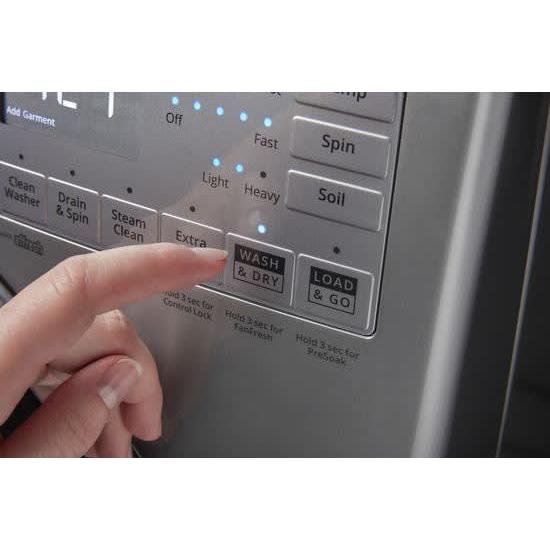 Whirlpool 5.0 cu. ft. Front Load Washer with Load & Go XL Dispenser - Chrome Shadow
