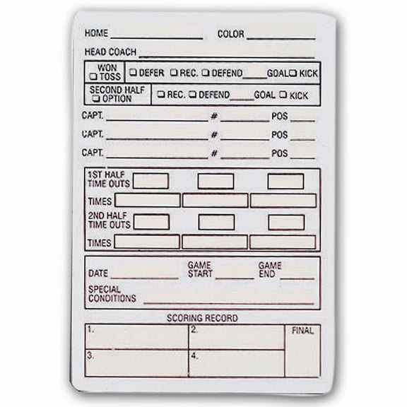 Throw Away Game Information Card- 25 pack