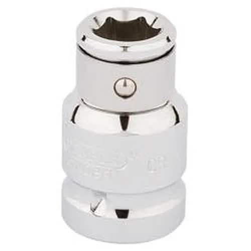 Draper 16811 Screwdriver Bit Holding Socket, 1/2 Sq. Dr. X 10Mm Hexagon Dr-16811