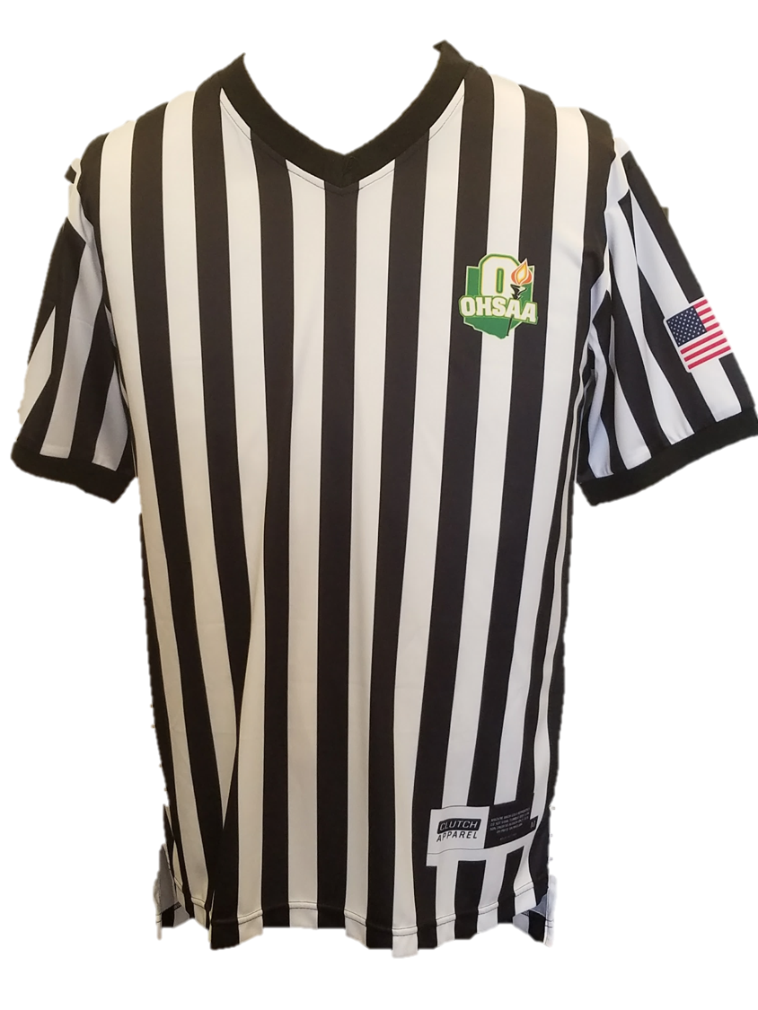 OHSAA Sublimated Dry Fit Basketball Referee Shirt (Mens & Womens)