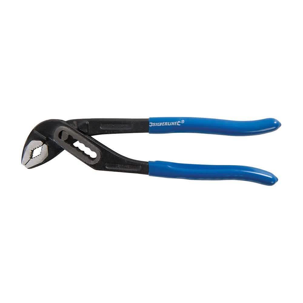Silverline Slim Jaw Waterpump Pliers Length 180mm - Jaw 45mm 594941